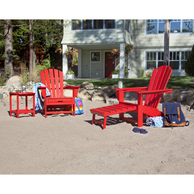 POLYWOOD Palm Coast Ultimate Adirondack 3-Piece Set