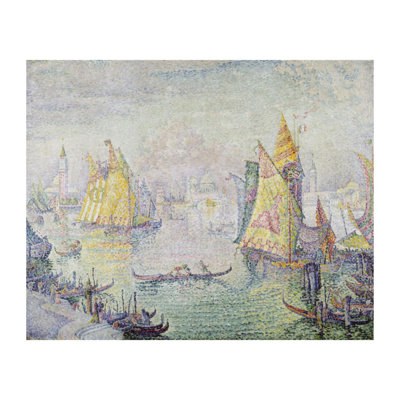 «The Lagoon of Saint Mark Venice» par Paul Signac - Estampe numérique