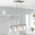 Alejandre 4-Light Steel Linear Pendant