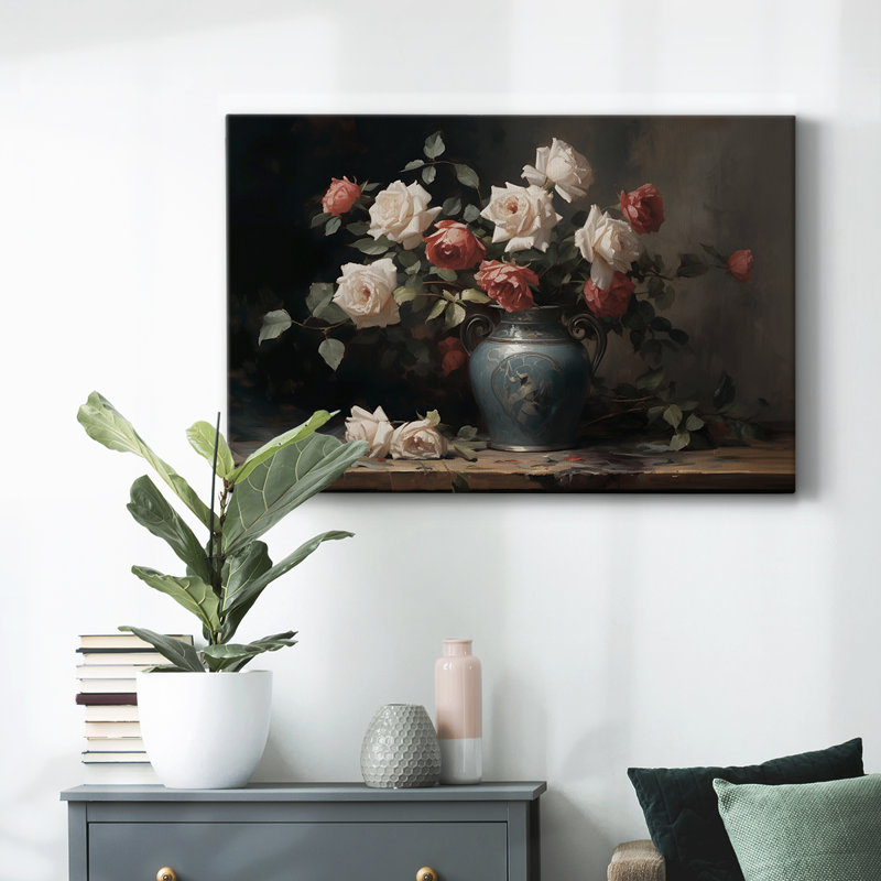 Botanique rétro - CXII, H 13 po x l 19 po x P 1,5 po, Wrapped Canvas