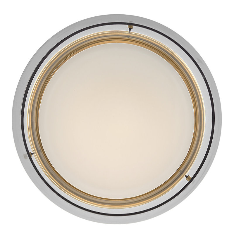 DEMI Flush Mount, Heritage Brass
