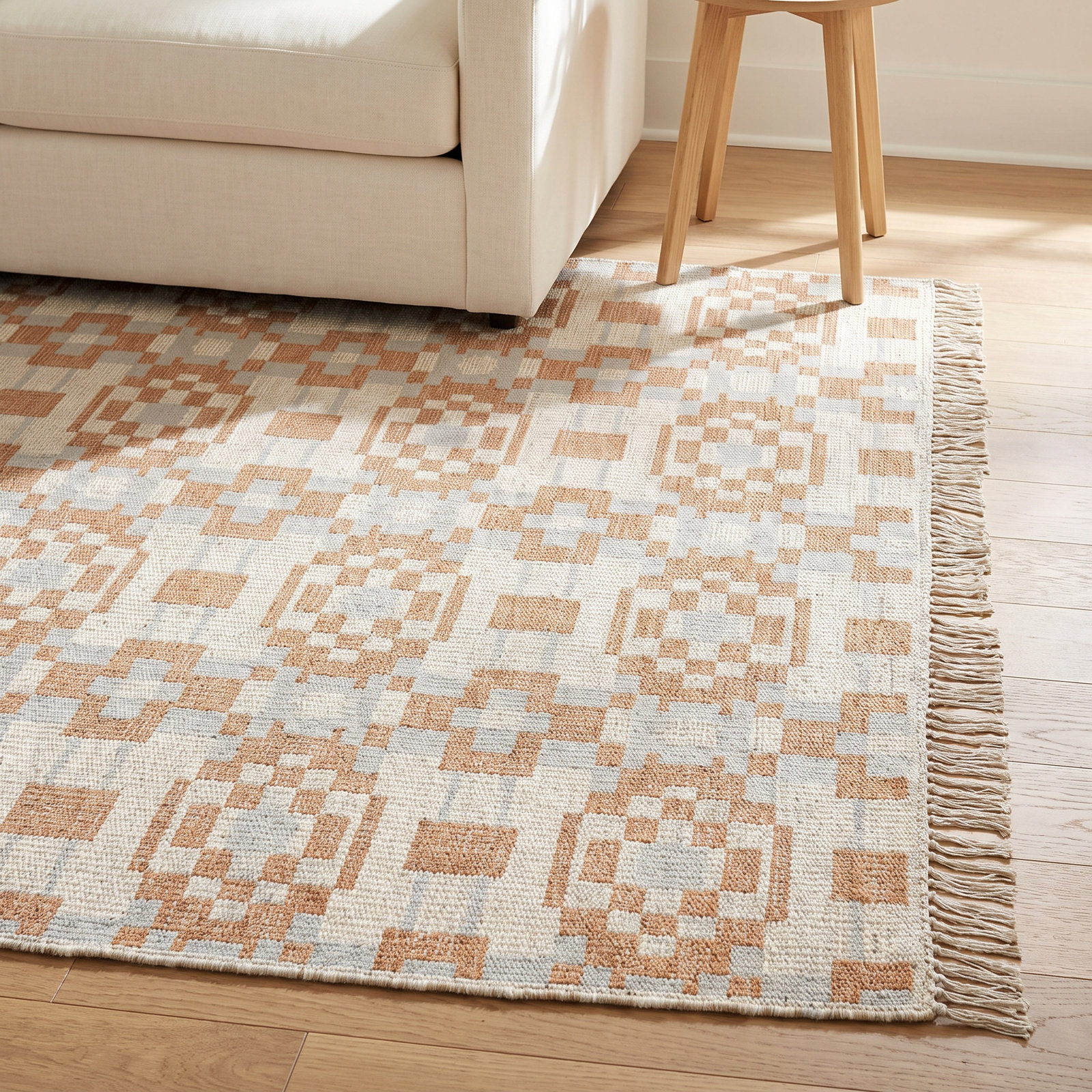 Westwood Flatweave Abstract Wool Rug, Rectangle 7'9" x 9'9"