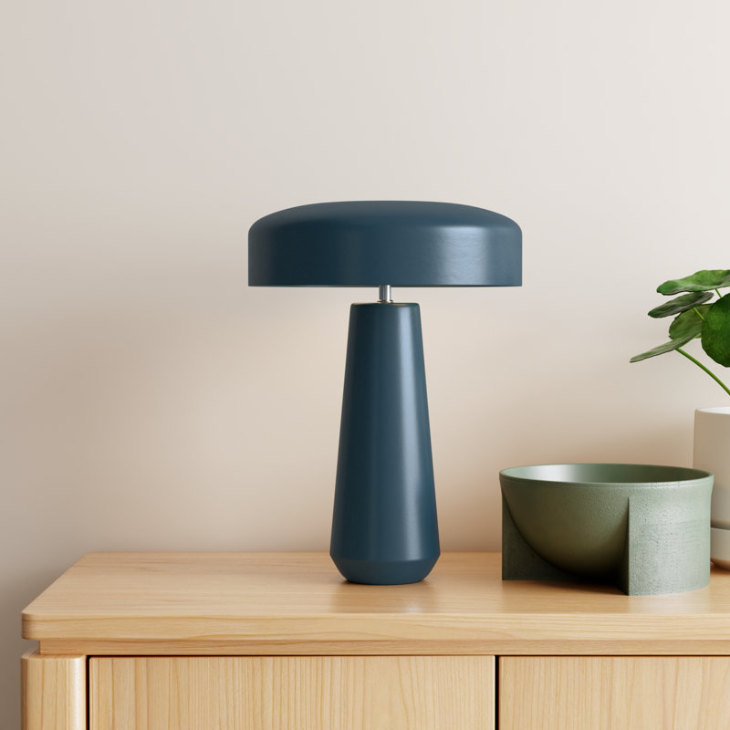 Hardacre Ceramic Table Lamp, Pewter Green