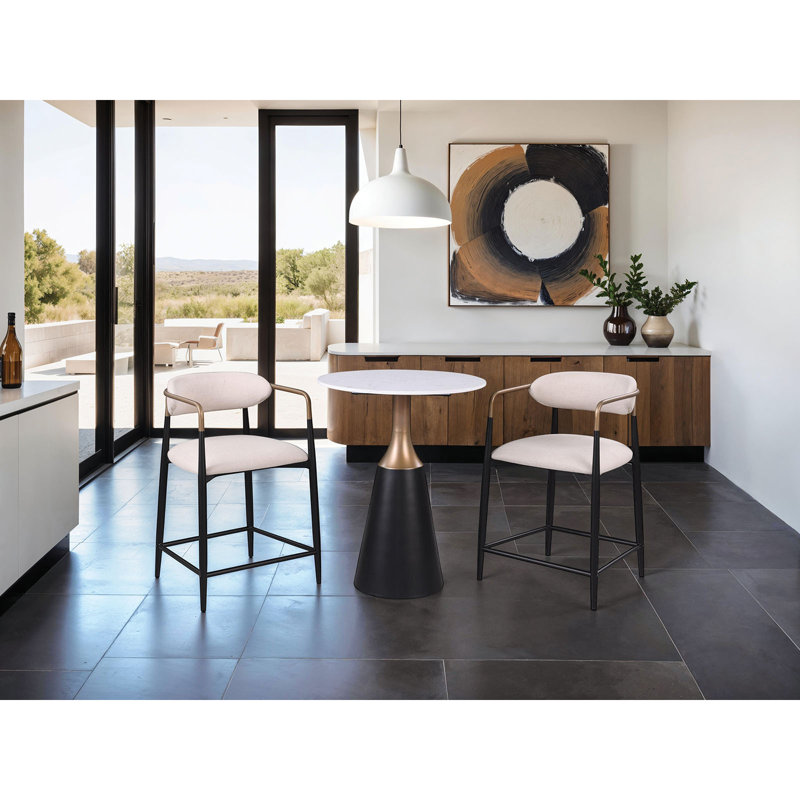 Chaise de salle à manger à hauteur de comptoir 2 pièces