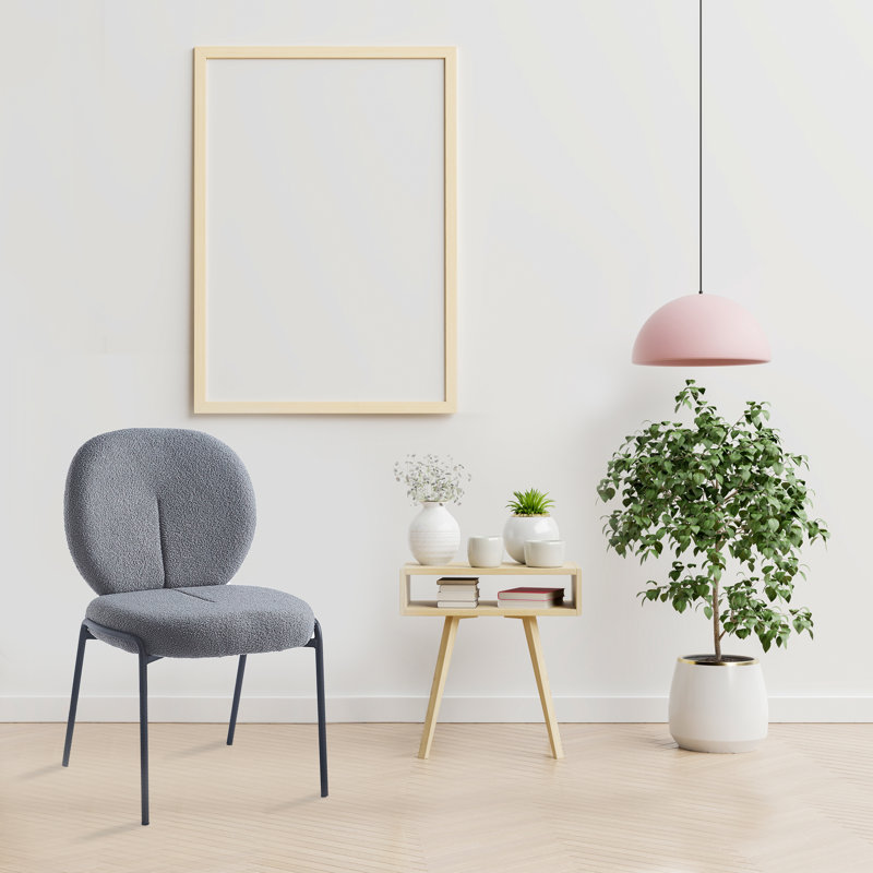 Chaise d'appoint Rheaume, Gris