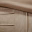 Ensemble d'édredon en suède 7 pièces 7 pièces beige très grand-117517758-117517761