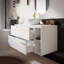 80mm Single Bathroom Vanity with Ceramic Basin