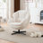 Upholstered Tufted Swivel Accent Chair-1968935265