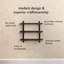 Tablettes murales en bois massif Francis-1833175190
