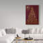 «Christmas Tree In Moonlight», reproduction de photo sur toile tendue-32709922