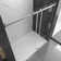 60'' W 76'' H Frameless Rectangle Reversible Shower Stall