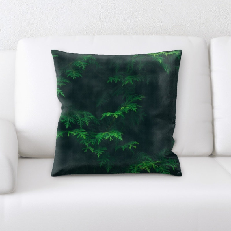 Coussin décoratif à texture plante Busey