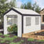 Maison de jardin extérieure 10 pi x 7 pi 7 po Walk-In Greenhouse