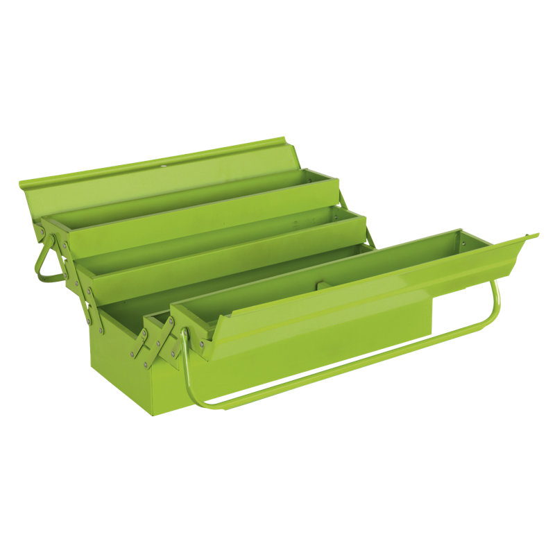 Odina 4 Tray Toolbox, Green