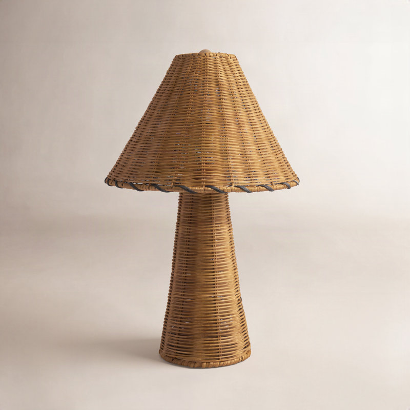 Aldona Table Lamp, Dark Brown, Dark Brown