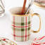 Holiday Plaid Mugs, Set Of 4