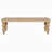 Braydan 58" W Solid Wood Bench with Hand Turned Legs- Rustic Natural-192558756