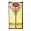 Floral Parker Poppy Stained Glass Window