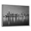 «Chicago Skyline at Night Black and White» - reproduction de photo-458113575-473287743