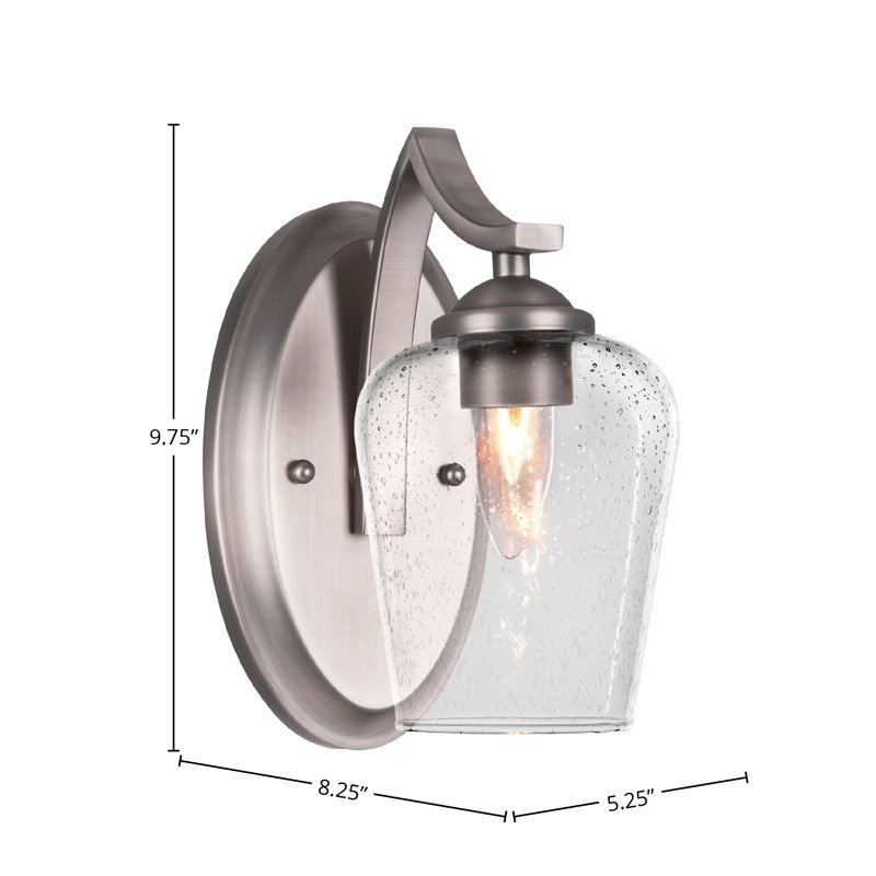 Zilo Wall Sconce, Graphite