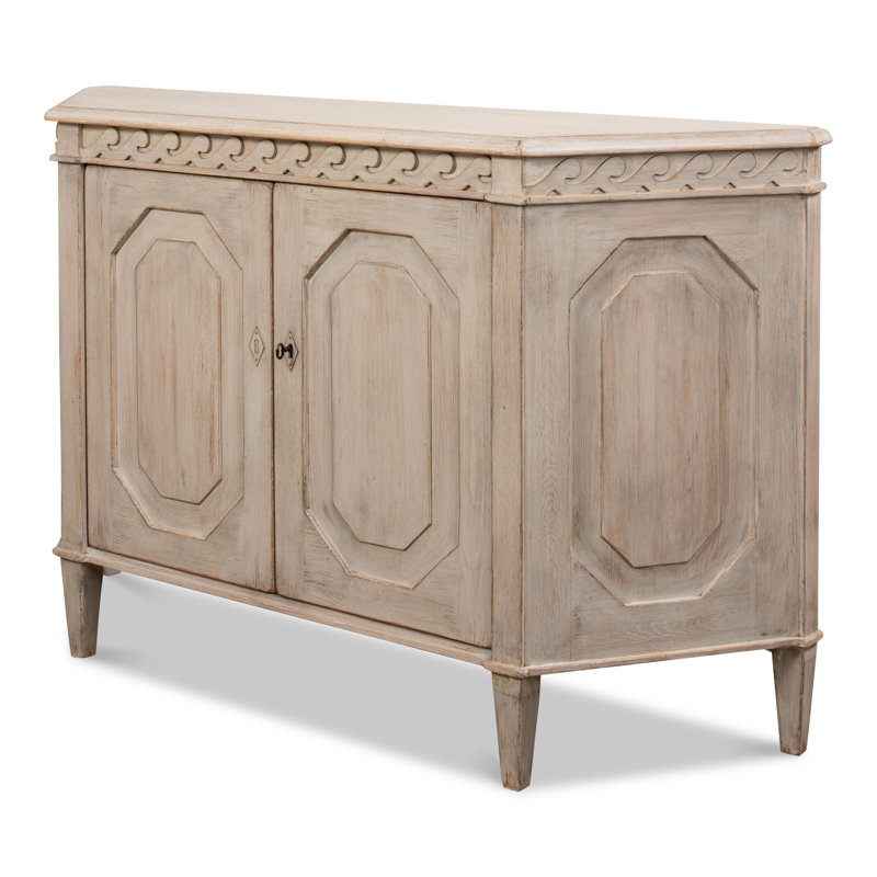 Wrenn 58'' Solid Wood Sideboard, Stone Gray