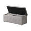 Ensemble de repose-pieds rectangulaire 1 pièce en tissu de lin avec 2 repose-pieds