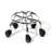 Adjustable Height Ergonomic Lab Stool with Wheels-704150768