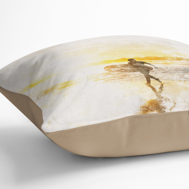 Square Cushion, 55cm H x 55cm W x 20cm D, Stone