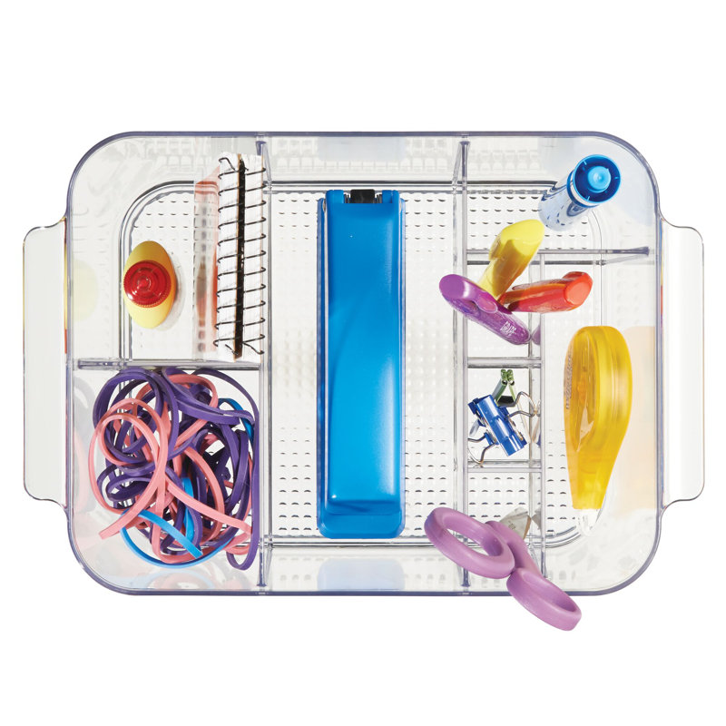 Clear Acrylic 8 Compartment Cosmetic Organizer Tray