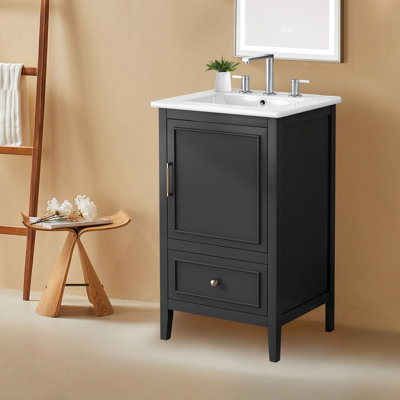 20" Bathroom Vanity Cabinet With Sink