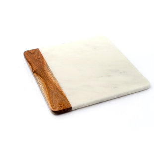 Mountain Woods Brown Extra Thick Square Acacia Cutting Board - 16