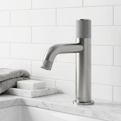Apollo 8" H Single Handle Single Hole Bathroom Faucet