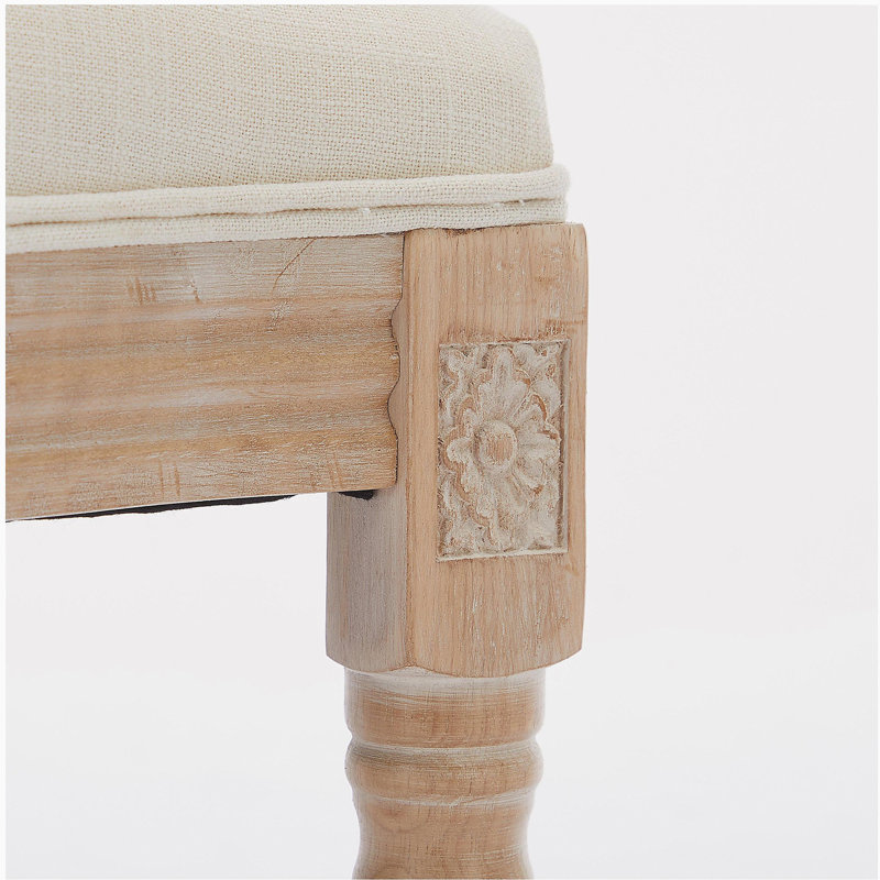 Ensemble de tabourets de bar en bois massif 2, tabouret de bar en bois massif de style champêtre classique