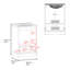 Meuble-lavabo avec deux portes et deux tiroirs Madison, blanc-129458482