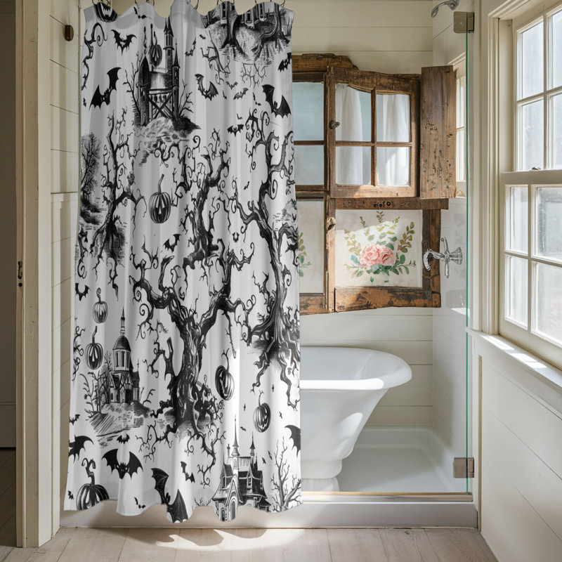 Rideau de douche Denetris, H 74 po x l 35 po