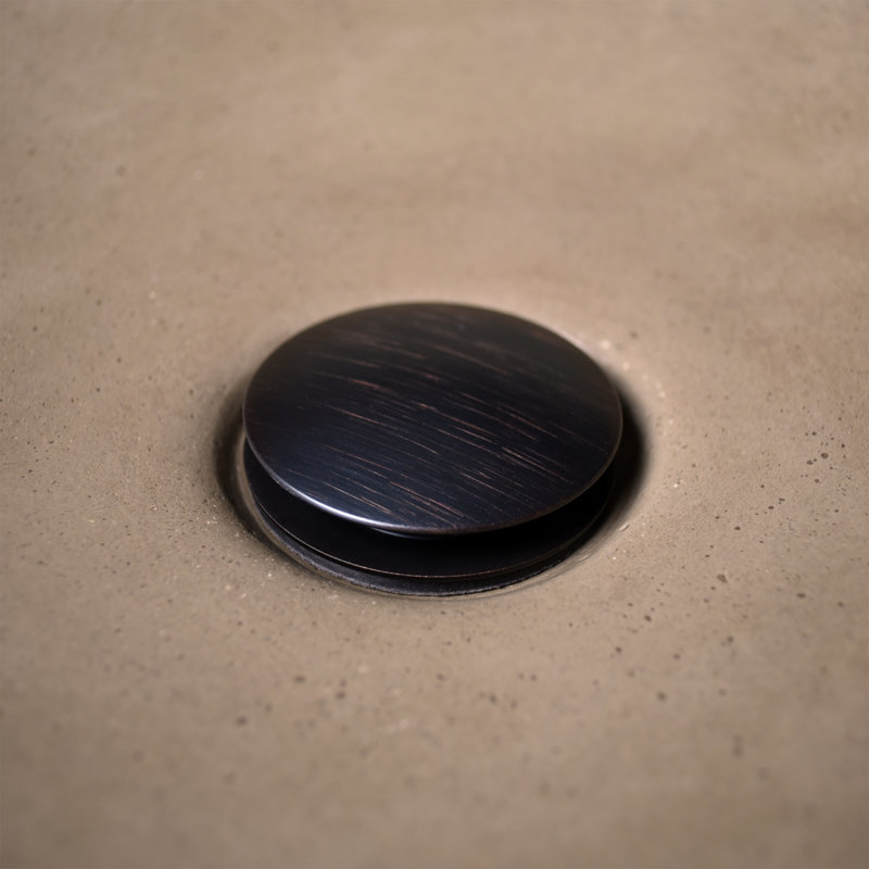 Dome 1.5" Pop-Up Bathroom Sink Drain, Oil Rubbed Bronze