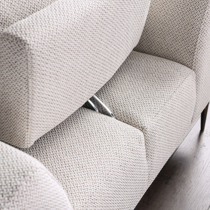 Fauteuil Kertu, Chenille beige