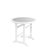 Patio Table - Stain And Oil , White Gray Color Dining To Salt Spray + Option