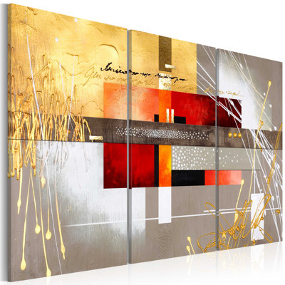 3-tlg. Leinwandbilder-Set Four Seasons