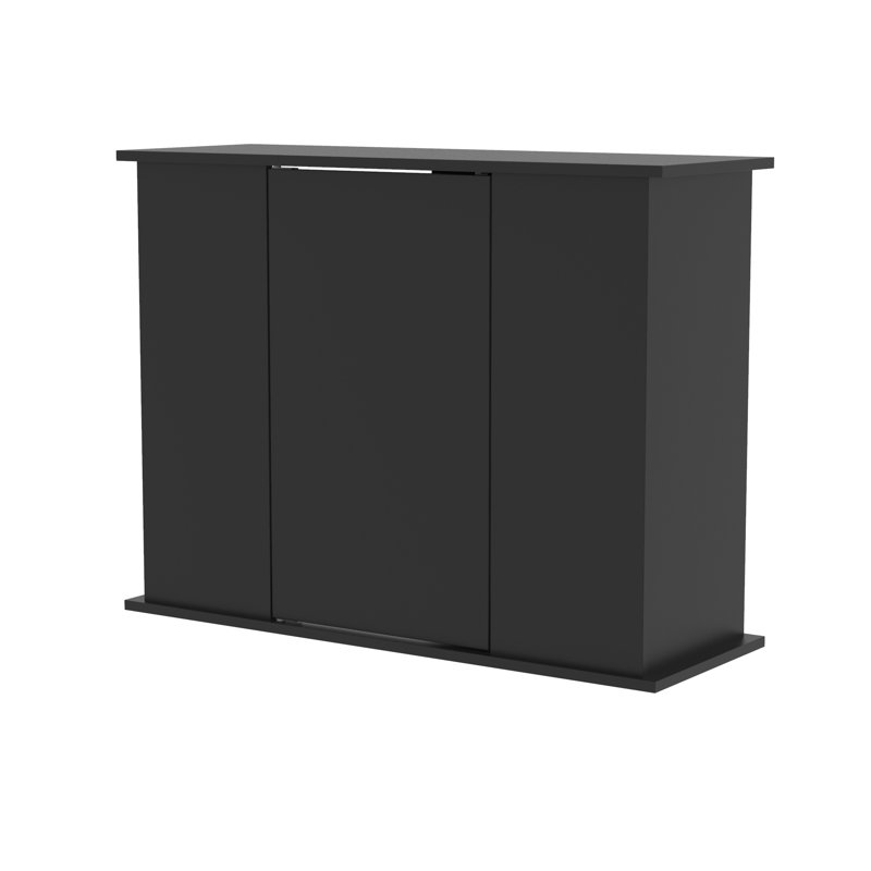 Black MDF Aquarium Stand with Center Panel Door