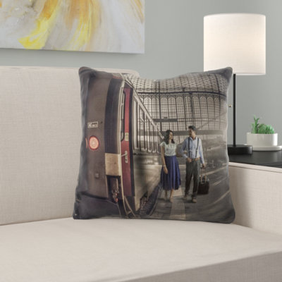 Microsuede Throw Pillow