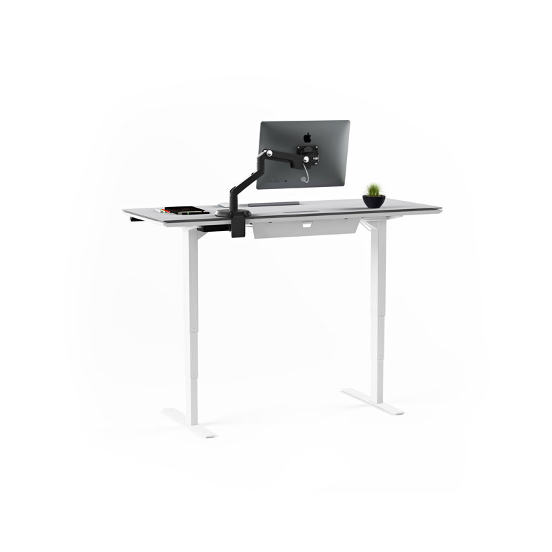 Centro Height Adjustable Computer Desk, 24.75" H x 60" W x 24" D