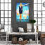 «Chesky Flight Attendant And She Lived Happily 2», reproduction d'art rectangulaire sur toile tendue sur toile tendue-1931795716
