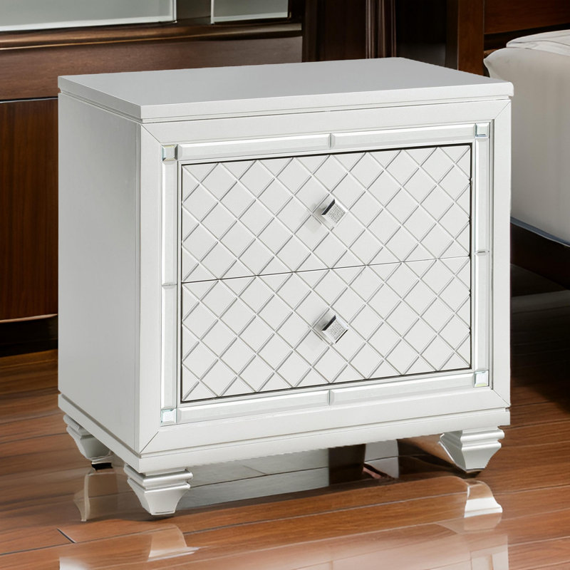 Pip Solid + Manufactured Wood Nightstand
