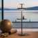 GEEK 49.2'' Modern 3-in-1 Charging & Storage Floor Lamp with Magnetic Wireless Charging, Height-Adjustable LED Light & Storage Tray, Cordless Power Base with Type-C Port