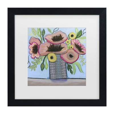 Bolog Jeri Hauth Poppy Power Matted Framed Art