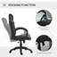 Inbox Zero Laniyah Adjustable Swiveling PC & Racing Game Chair-1263194133