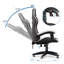 Ergonomic High-back Game Chair with Adjustable Lumbar and headrest support-108087624