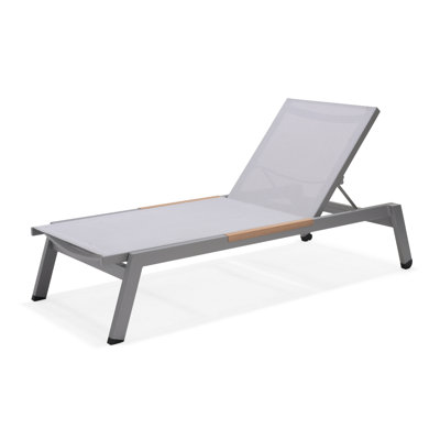 Lifestylegarden Bora 100% Maintenance Free Aluminum 3Pc Outdoor Patio Sand Lounge Set
