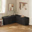 Banc à chaussures en L avec coussin-974541843